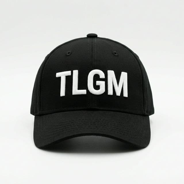 TLGM Face Cap (Black)