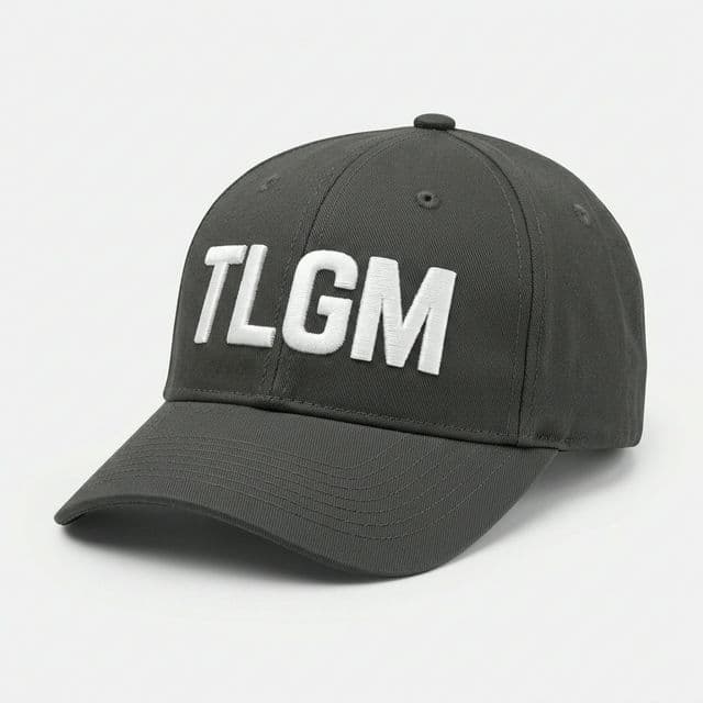 TLGM Face Cap (Charcoal)
