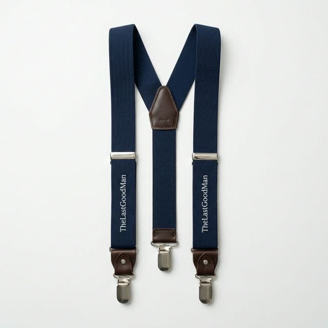 TheLastGoodMan Navy Suspenders