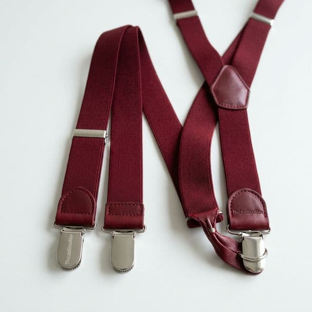 TheLastGoodMan Red Suspenders